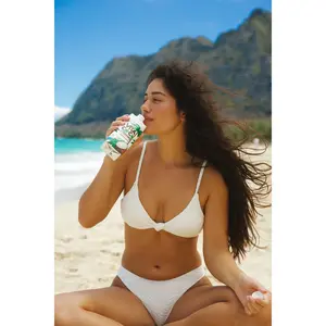 Zen Knotted Triangle Bikini Top