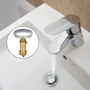 Bathroom Sink Stopper, Spring-loaded Drain Plug, Sink Drain Plug