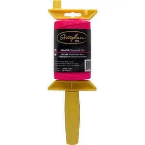 Stringliner 700-25462 500 ft. FL Braided Twine Pro-Reel - Pink
