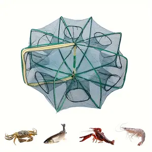 The Foldable Fishing Trap The Fishing Trap Fishing Kit Fishing Net For Fish Shrimp Crawfish Crab
