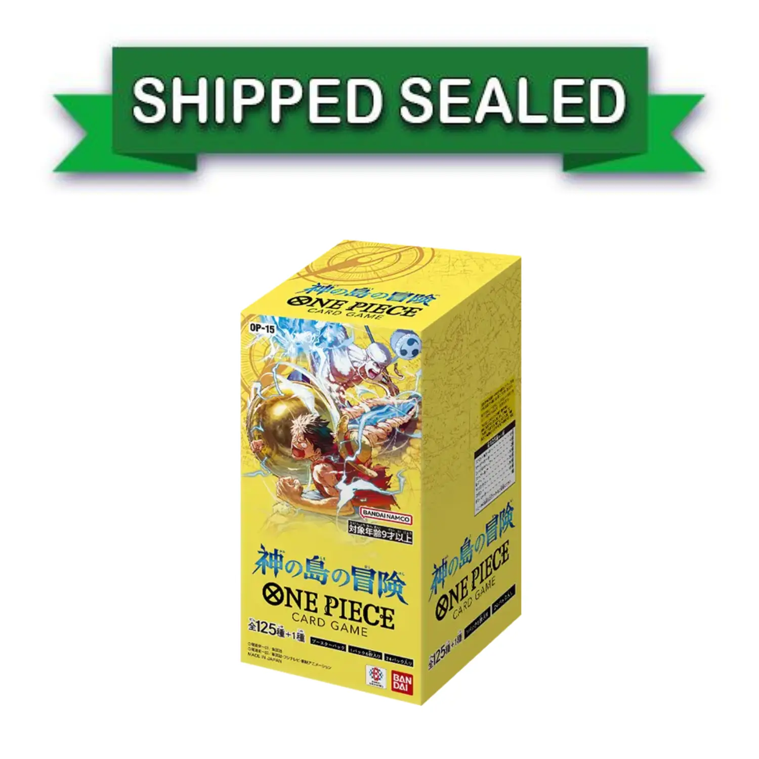 One Piece Trading Card Game OP-15 Booster Box Island of Gods One Piece Trading Card Game OP-15 Booster Box Island of Gods