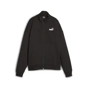 PUMA Womens Essentials+ Small Logo Jacket Athletic Outerwear Casual - Black
