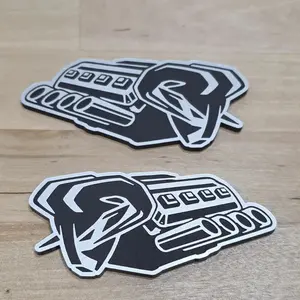 2x Fender Emblem Logo Badge for Dodge RAM Hemi V8 TRX Charger Challenger