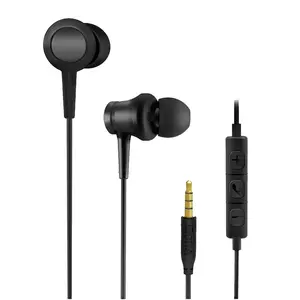 1 HORA AUT111 Wired Earphones with Microphone, Noise Isolation, 3.5mm Audio Jack, Secure Ear Hook Design
