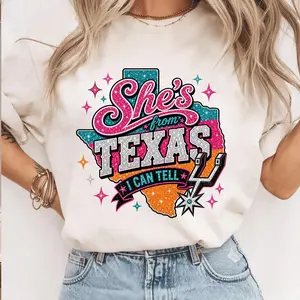 Texas Sports Fan Shirt, Retro Basketball Tee, Game Day Graphic