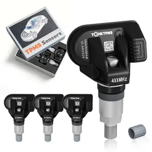 TPMS 433MHz Pre-Programmed Tire Pressure Sensor Compatible with Jeep Grand Cherokee 2010-2015 | Wrangler 2013-2021 | Dodge Durango 2010-2015 | Journey 2010-2020/OE#56029398AB(Set of 4)