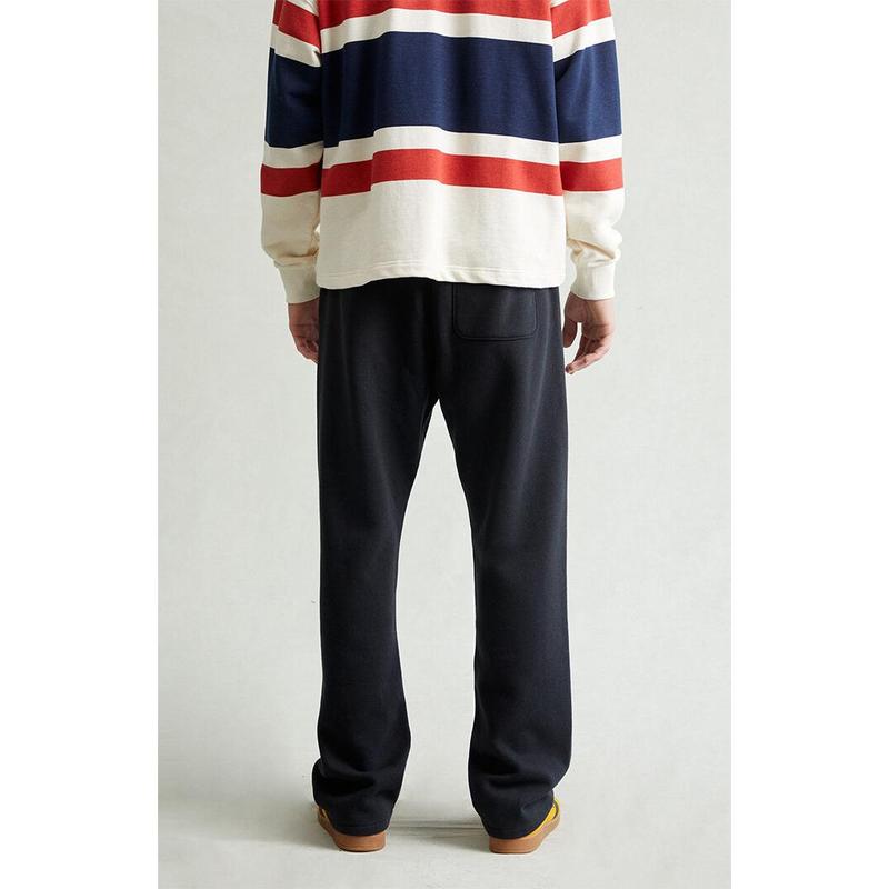 Pacsun Men's Black Straight Leg Sweatpants