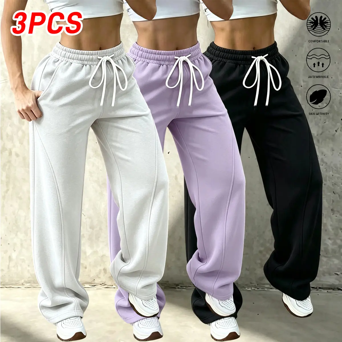 White + Purple + Black