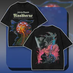 Cosmic Horror "BEAST SLAYER" Comic Graphic Vintage Washed Oversized Tee/Tank/Hoodie/Sweatshirt Streetwear Menswear