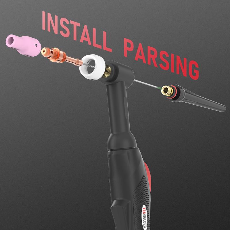 YESWELDER TIG Welding Tungsten Electrode - Pure Tungsten .040" 1/8" 1/16" 3/32" x 7" (Green, EWP) 10-pk