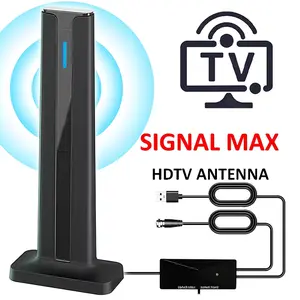 2026 HD TV Antenna, Indoor Outdoor Universal Digital TV Antenna with Signal Booster, Free Local Channels, Fits Smart Tvs & Old Tvs