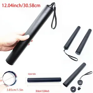 12.04 Inch Aluminum Alloy Storage Tube, Outdoor Travel Airtight Seal Container, Moisture-proof Fishing Storage Tube, Sealed Tube