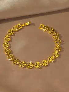 4-Leaf Grass Love bracelet, a high-quality Love tennis bracelet with European and American style, Heart shaped bracelet, suitable for gifting to girlfriends and friends. It is a daily gift, Valentine's Day gift, and New Year's gift for women. Ramadan