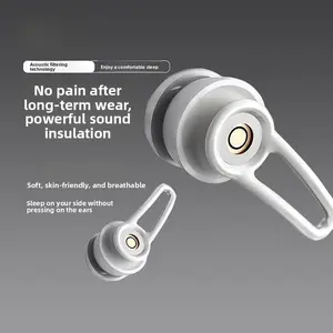 High-End Silicone Noise-Canceling Earplugs, Reusable Comfortable Ear Plugs with Portable Case, Ideal for Swimming, Sleep, Air Travel