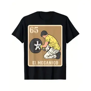 Summer t Shirts La Bebedor Gift The Man Drinker Card Mexican Lottery T-Shirt
