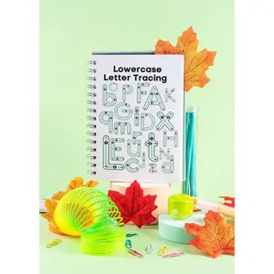 Lowercase Letters Dry Erase Level 1 Trace book - markers and cleaning cloth included- 18m+