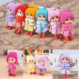New 5 Pcs Kids Toys Soft Baby Dolls Toy Mini Doll For Girls Random Colors Wholesale