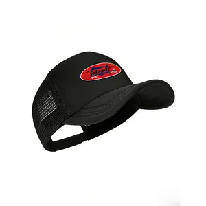 Peterbilt Embroidered Patch Flat Bill Trucker Mesh Snapback Cap Hat Gray & White