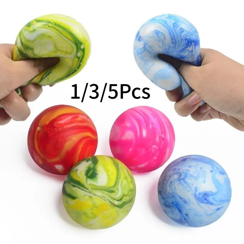 1/3/5 Counts Textured Dough Balls Squeeze Toy Kawaii Squishies, Decompression Squeeze, Fast Bounce Twist Squish Sensory Toy, Adult Relaxation Toy, Reduce Anxiety Adhd Autism Symptoms, Stress Relief Fidgeting, Stress Relief Squishy, Soft Squishy