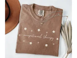 [ Sale Up To 65% ]Comfort Colors Occupational Therapy shirt OT Crewneck Occupational Minimal Therapist Shirt Therapist Graduate Gift Pediatric