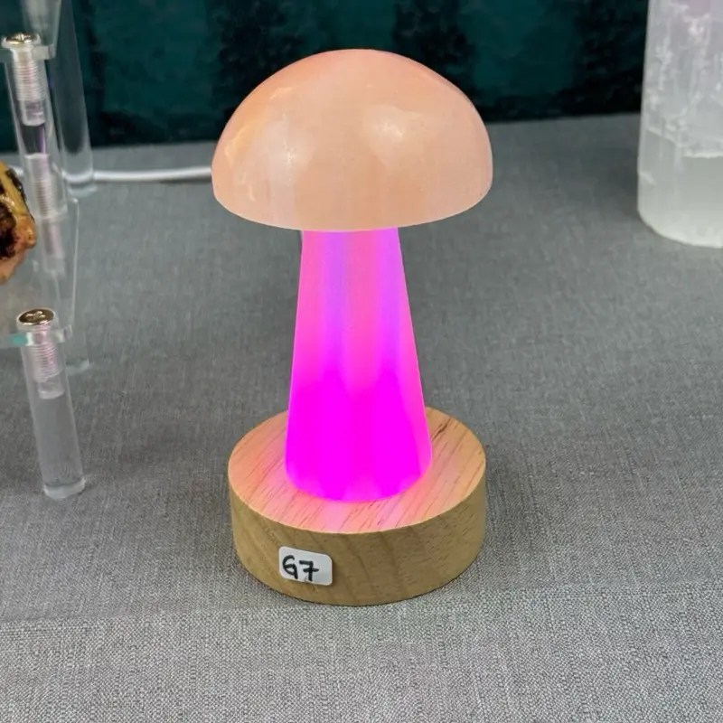 2.25” Multi colored Selenite mushroom set - (G7)