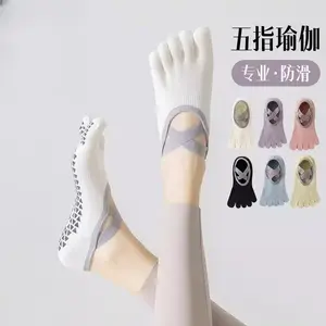 Yoga Non-Slip Socks Set of 5 or More for Enthusiasts with Non-Slip Design for Stability and Comfort in Yoga and Other Activities