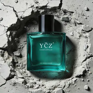 YCZ Jade Breeze Cologne Eau De Parfum Unisex 50ml Ocean Fresh Scent | Premium Aromatic Woody Fragrance with Bergamot Coconut AmberLuxury Arabian Perfume for Him & Her | Long Lasting Scent, Gift Ready