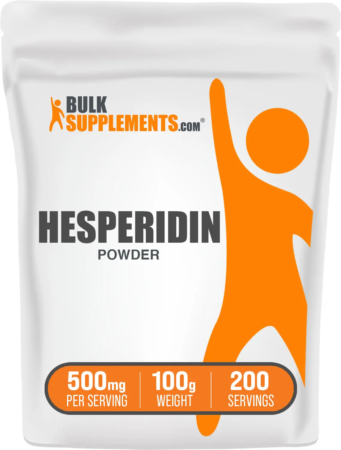 BulkSupplements Hesperidin Dietary Flavanol Supplement Powder - Sugar-Free, Gluten-Free, Edible Natural Antioxidant, Diosmin-Containing - 100g, 500mg per Serving for Fitness, Healthcare, Vitamin Support