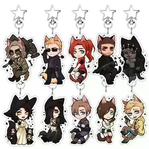 Resident Evil Acrylic Stand Keychain Leon Jill Chris Ada, Cute, Durable, And Perfect For Bags, Keys, Or Gifts. Great For Daily Use Or As Thoughtful Little Gifts For Your Friends And Yourself.