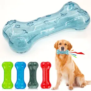 When a Dog Bites the Toy, It Makes a Sound to Attract the Dog's Attention. The Fun and Cute Design Captures Their Interest and Chewing Desire, with a Happy and Slight Squeaking Sound. It Engages Dogs in Play, Reduces Boredom, and Negative Emotions.