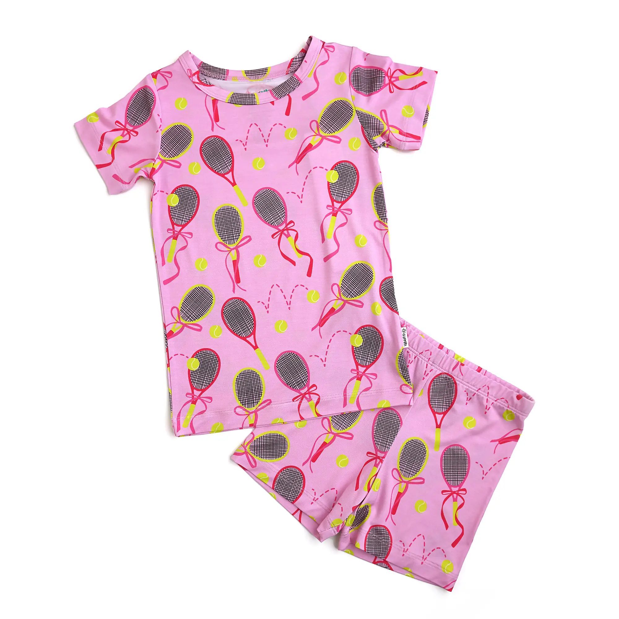 Serena Pink Tennis TWO PIECE Shorts - Versatile Design for Casual Wear and Sporting Events Gigi and Max