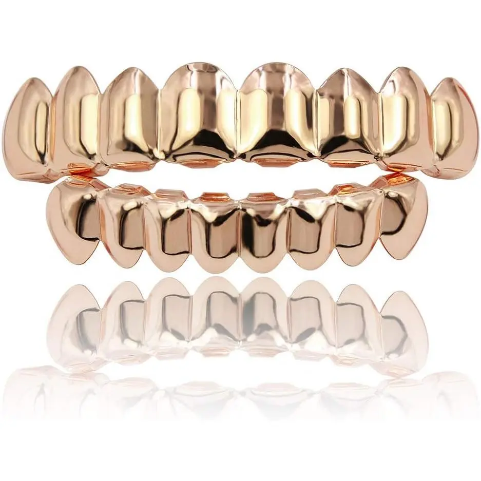 Rose Gold 8 teeths