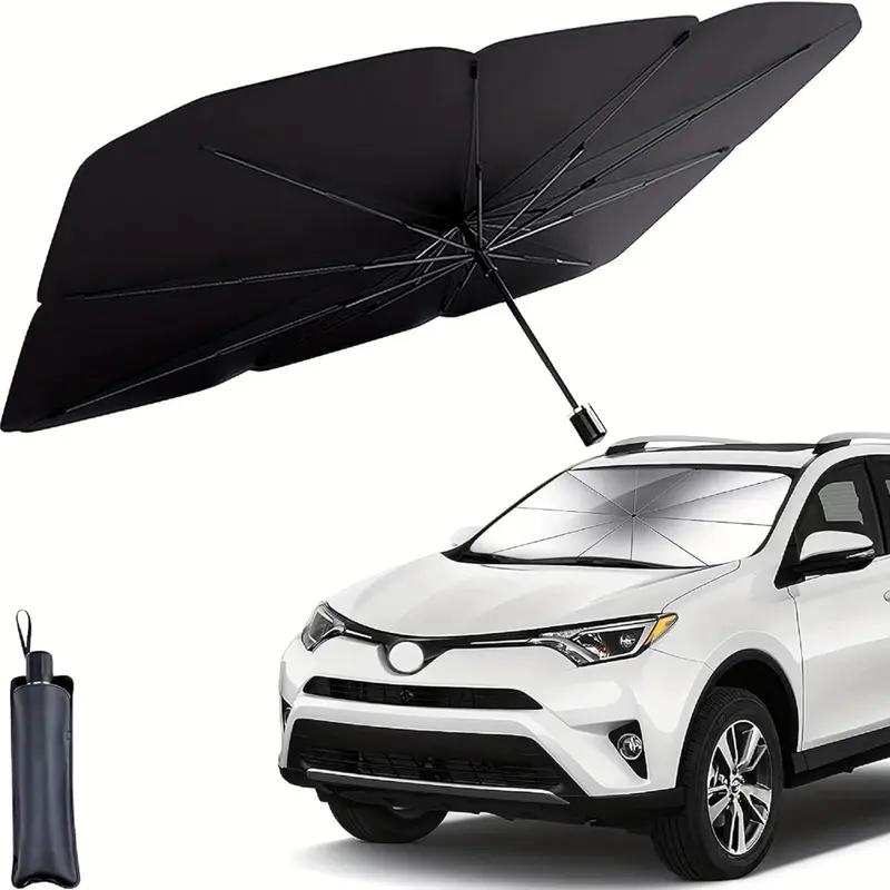 Portable Car Windshield Sunshade, Foldable Car Windshield Cooling Umbrella for Daily,Car Exterior Accessories,Car Window Shades