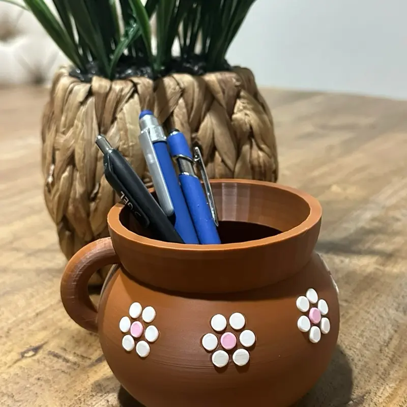 Talavera Pot Pen Holder