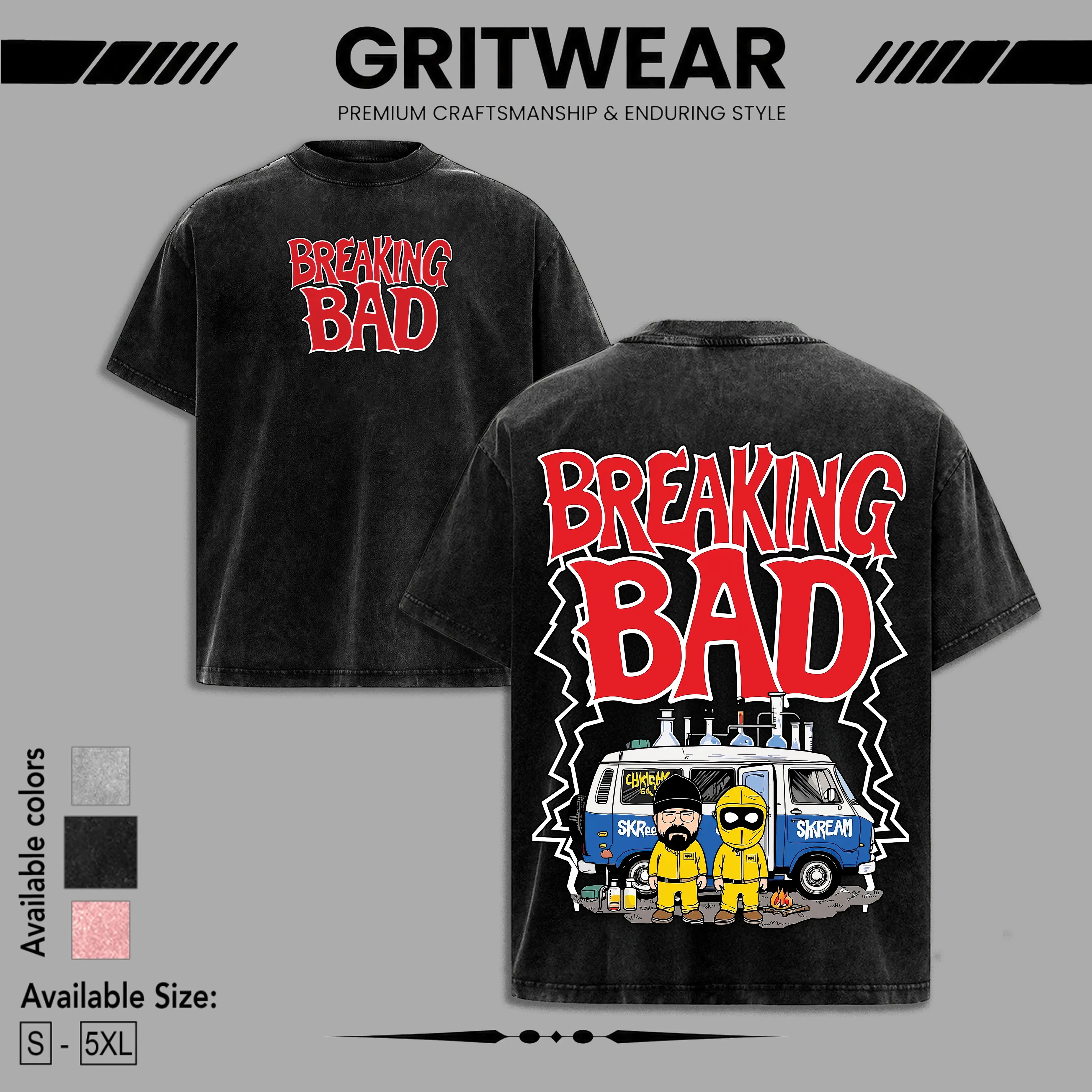 Breaking Bad Movie Unisex Tshirt - Graphic Movie Apparel Comfort Fit Top Menswear, Cotton Fabric Sweatshirts Pullover merch Long Sleeve Casual Black Seamless Streetwear
