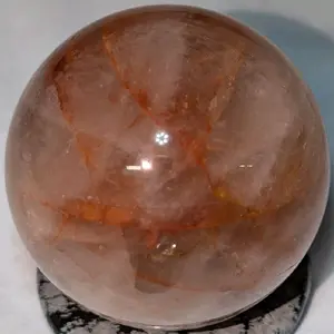 Fire Quartz Sphere
