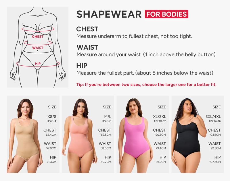 [MAX] Nebility Women's Clothing Minimalist Seamless Crewneck bodysuits shapewear, Basic Comfortable Womenswear Outdoorfun Fit bodysuits women Curve Hugging Compression TikTokShopBlackFriday Beige