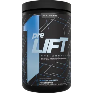 Rule 1 preLIFT - Pre-Workout Supplement For Men & Women with 6g Citrulline, 3.2g Beta Alanine, 3 Caffeine Sources + 20 Others for Energy, Alertness, & Endurance, 30 Servings, Made in the USA