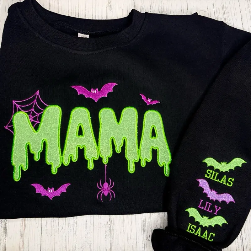 Custom Bats Mama Crewneck