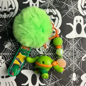 TMNT Beaded Keychains