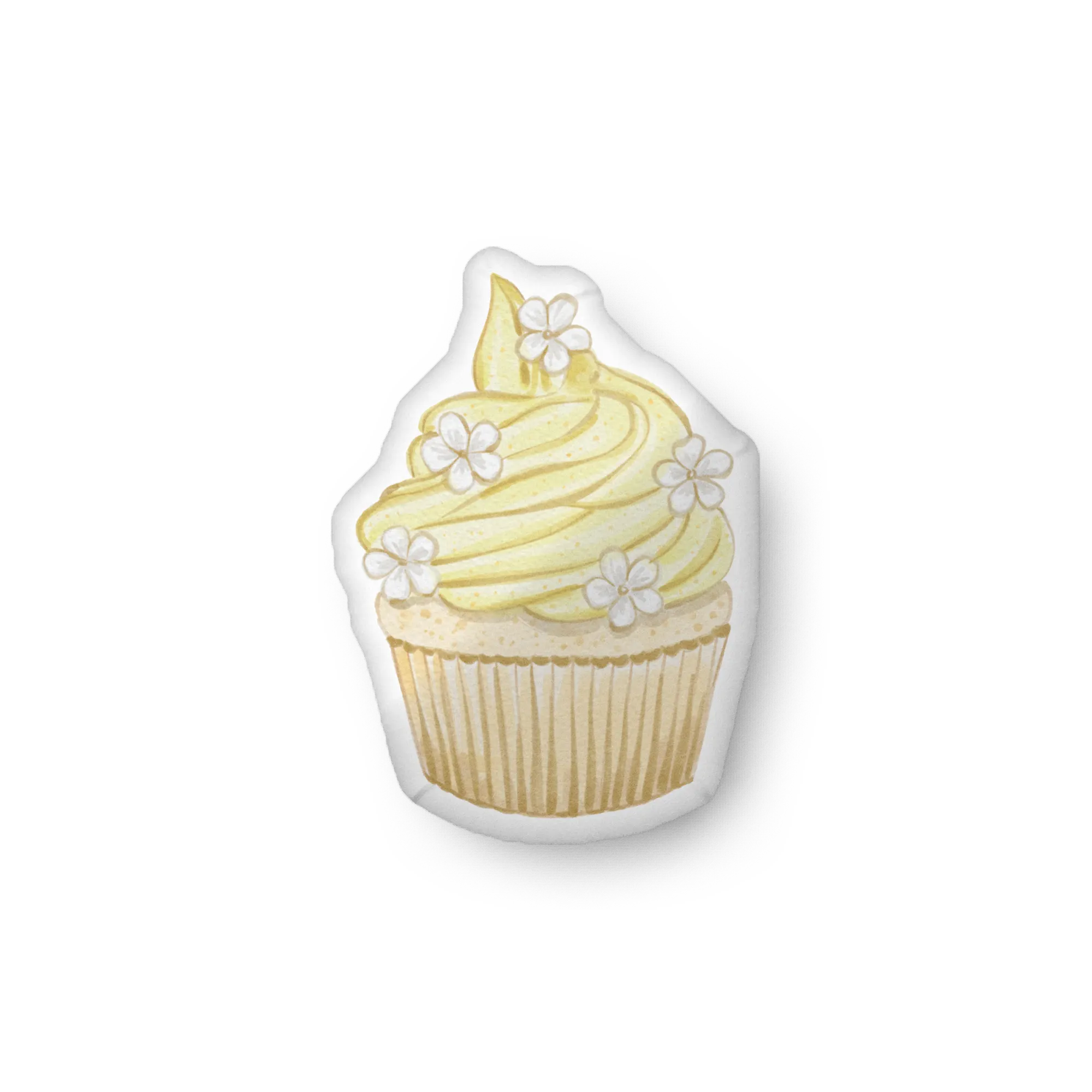 Flower Cupcake Pillow