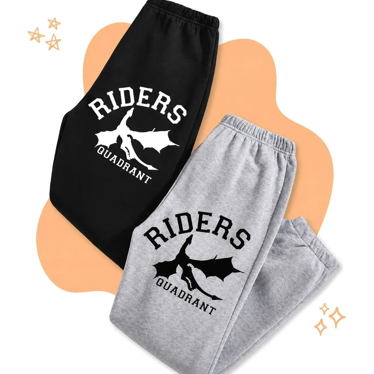 Fourth Wing Riders Quadrant Sweatpants, Fourth Wing Sweatpants, SJM Merch Sweatpants, Court of Dreams Joggers, Rhysand Sweatpant, Fantasy Book Lover Gift For Him Or Her, Fourth Wing Pants J