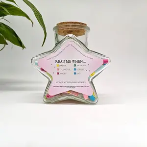 2025 Bible Verse Glass Jar, Christian Gifts For Women, Birthday Easter Graduation Gifts For Women Men Mom, Bible Jar Accessories, Bible cards with gift box, Suitable for friends and children