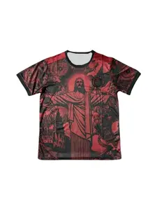 The Best-selling Men's 3D Printed Brazilian T-shirt, Concept Casual Football T-shirt, Breathable Quick-drying Round-neck T-shirt