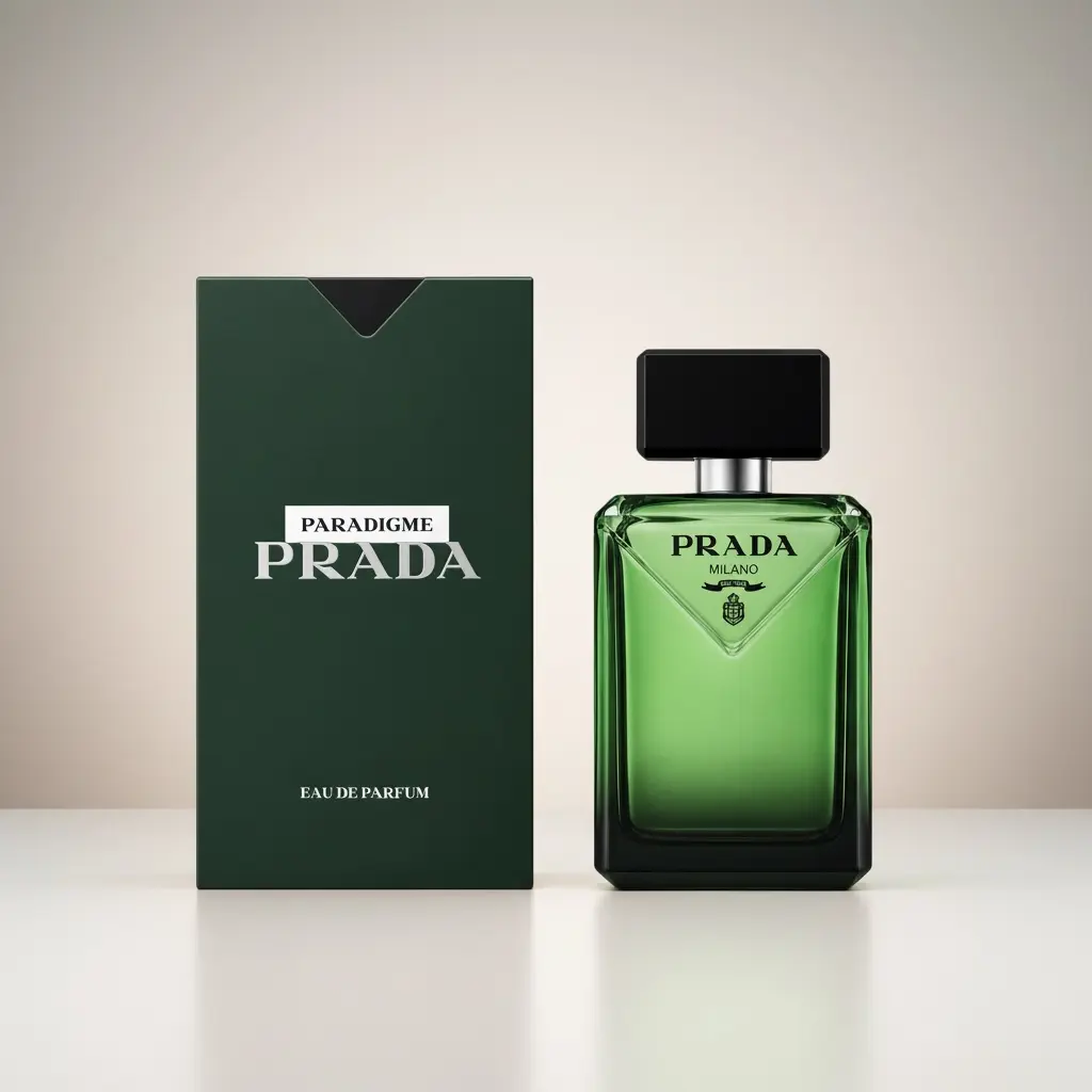 PRADA Paradigme Eau de Parfum for Men, Woody Amber Liquid Fragrance with Bergamot & Geranium Notes, Regular Edition - 3.3 fl oz