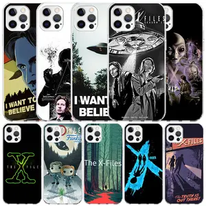 The X Files I Want to Believe Transparent Phone Case For iPhone 17 16 15 14 13 12 11 Pro Max Plus