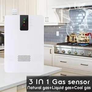 Natural Gas Leak Tester, Portable Propane Methane Detector Alarm Sensor for Home Safety