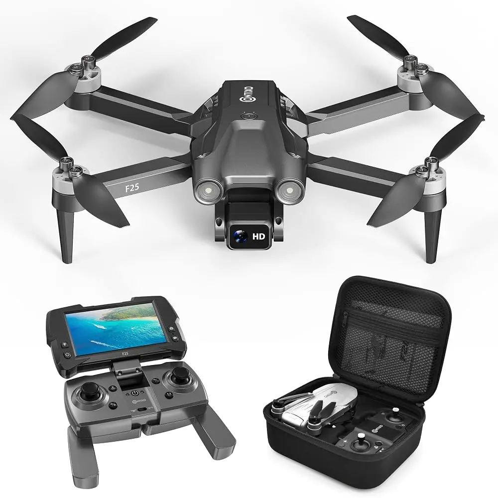 Contixo F25 GPS Drone with 1080p HD Camera, FPV Screen, Waypoint Flight, Orbit and Selfie Mode