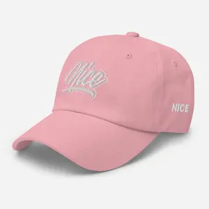 NICE Pink/White Dad Hat