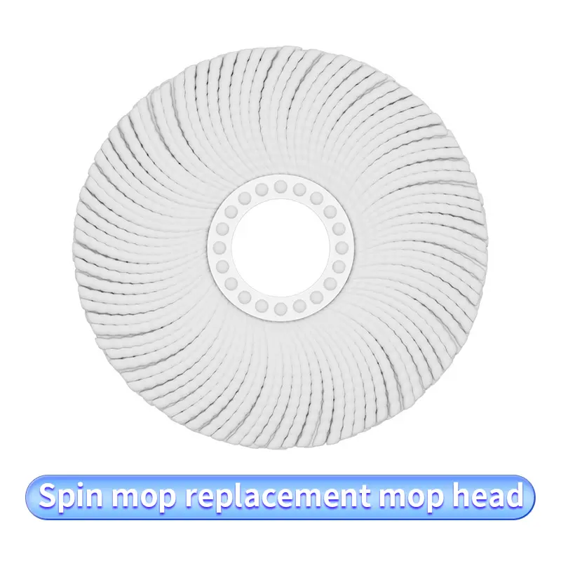 M6-Household Spin Mop Head Refill Universal Super Absorbent Lint-Free Replacement for Household Cleaning, Room, Wipes Microfiber Mop Heads Microfiber Mop Pads